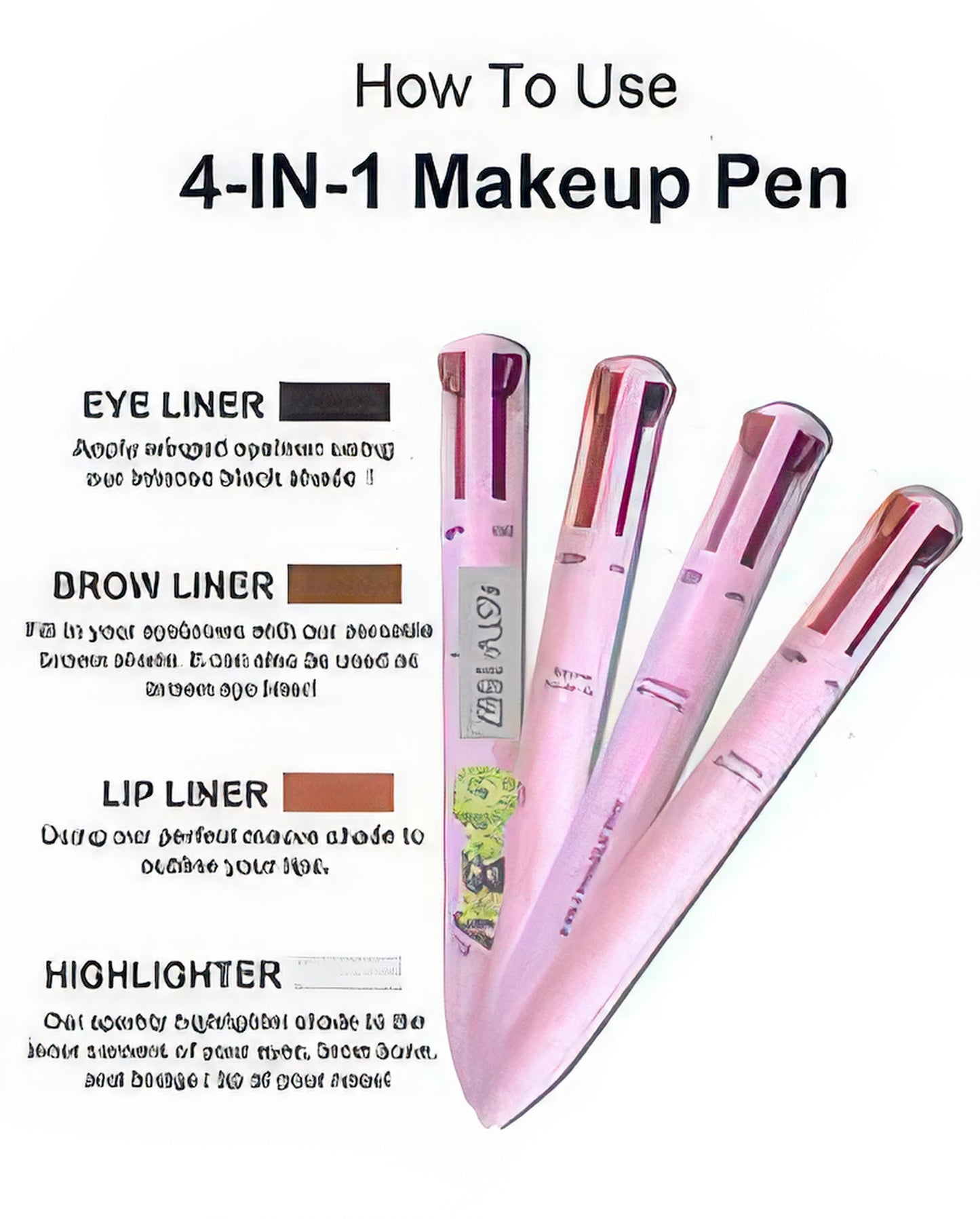 Tooluxe - Makeup Pen 4-in-1