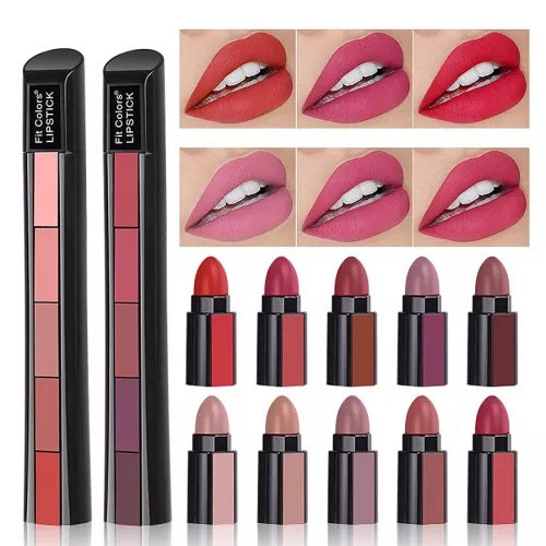 5 in 1 Matte Lipstick – Buy 1 Get 1 Free